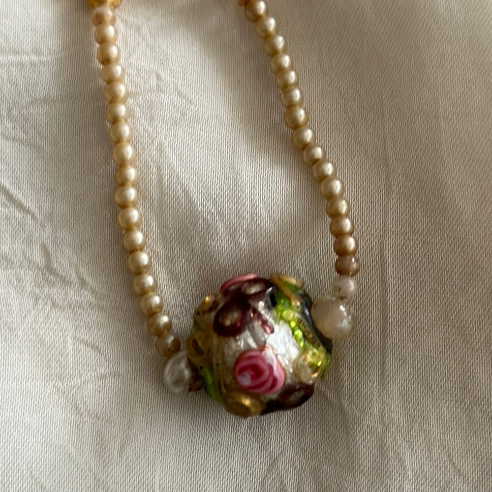 NFS RESERVE FOR TRADE Antique Venetian wedding cake beads three of them - Picture 9 of 17